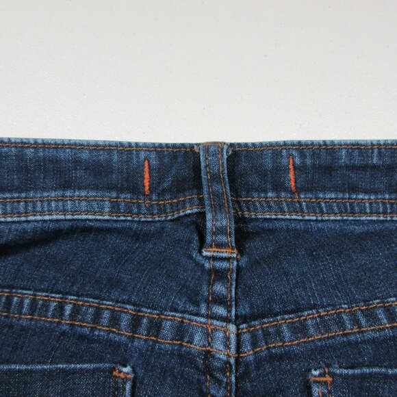 Tommy Bahama womens dark distressed stretch denim bermuda shorts 6 EUC - Picture 6 of 9